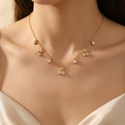 Cherry Charms Necklace