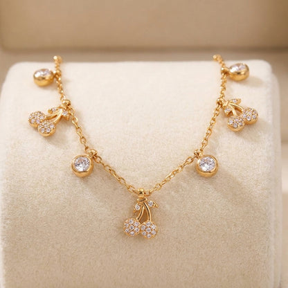 Cherry Charms Necklace