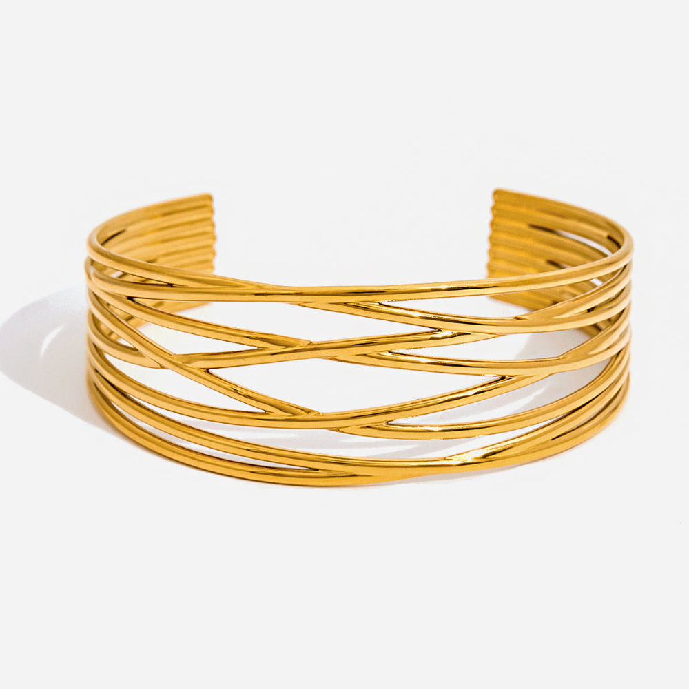 Gold bracelet.